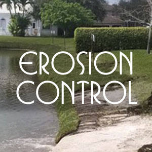 Erosion Control shoreline restoration